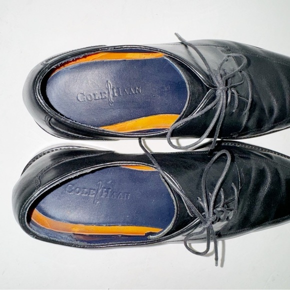 Cole Haan Men\'s Lenox Hill Black Leather Split-Toe Oxford Sz 10 main image 10